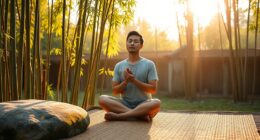 four breaths start meditation