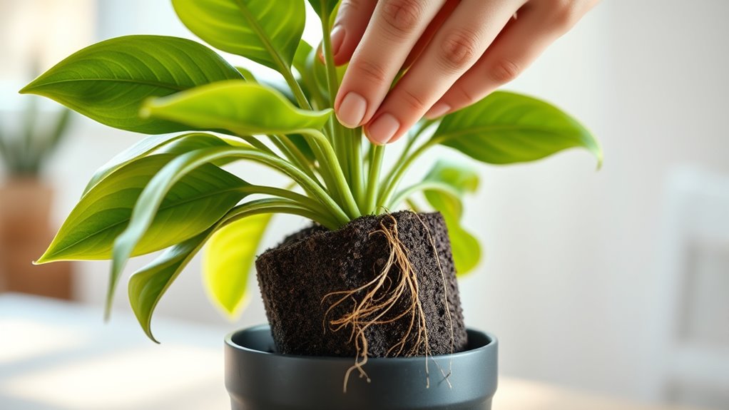 gentle handling promotes plant health