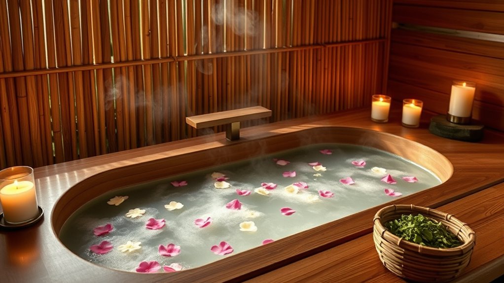 global bathing relaxation rituals