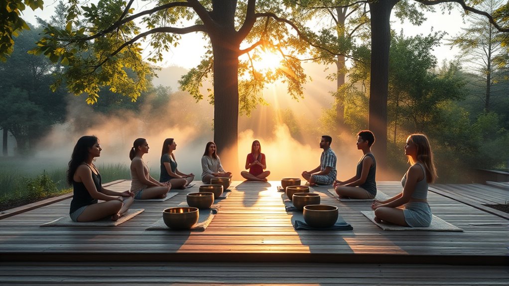 healing vibrations promote relaxation