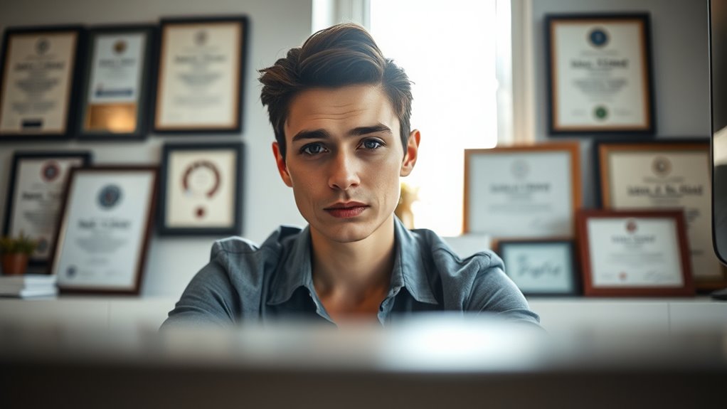 hidden success and self doubt