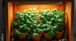 indoor herb garden setup