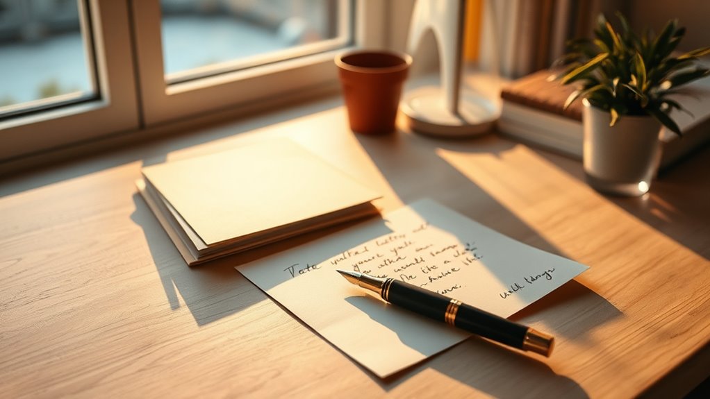 letter writing for intentions