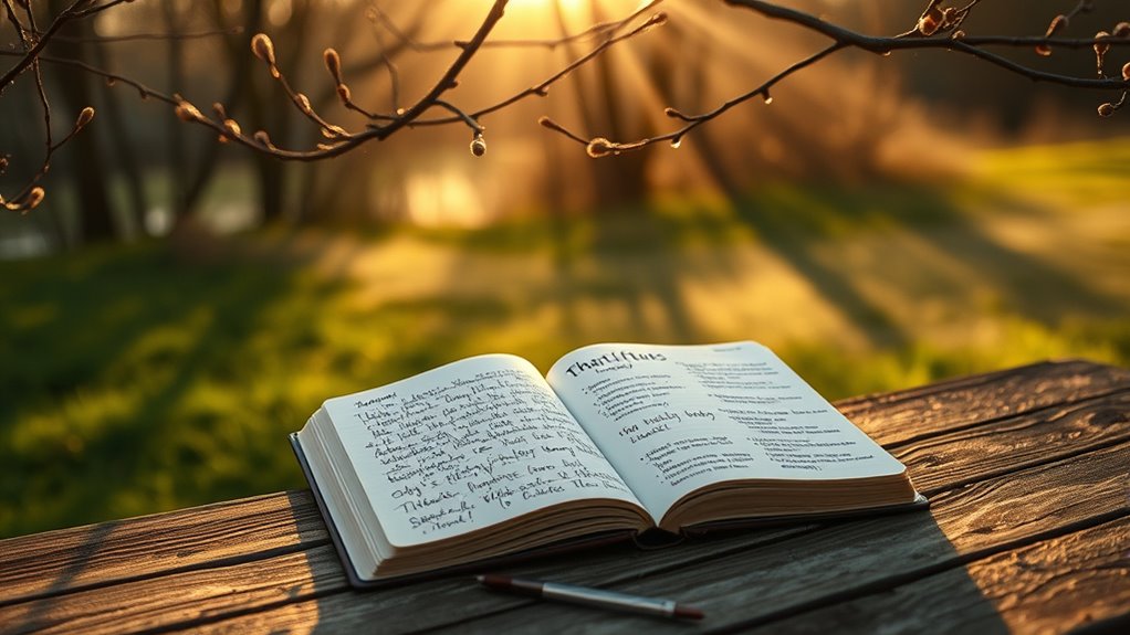 morning journaling with calm rituals
