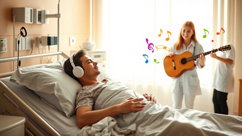 music reduces stress and pain