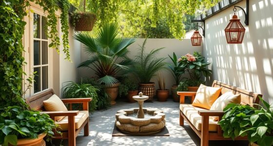 nature inspired patio design