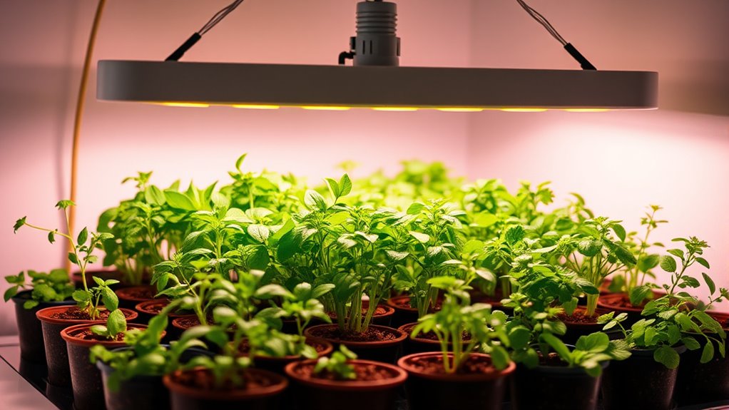 optimize herb growth lighting