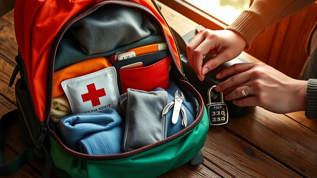 organized essential secure packing