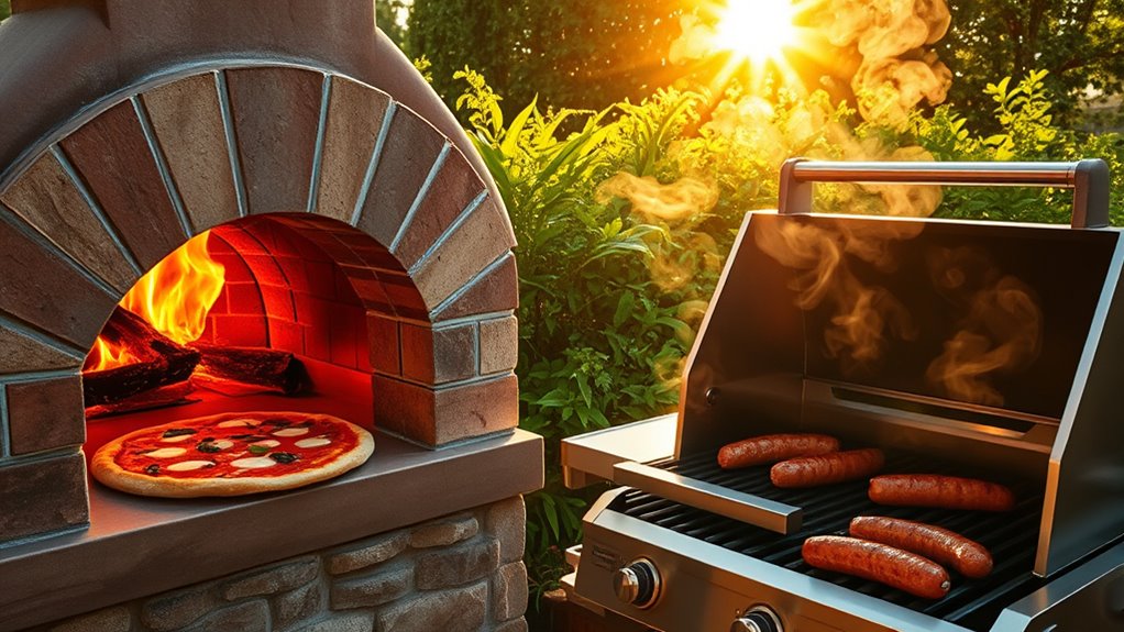 pizza oven offers superior flavor