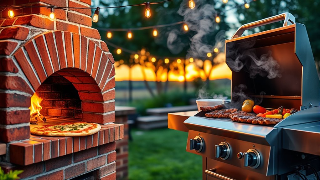 pizza ovens versus grills