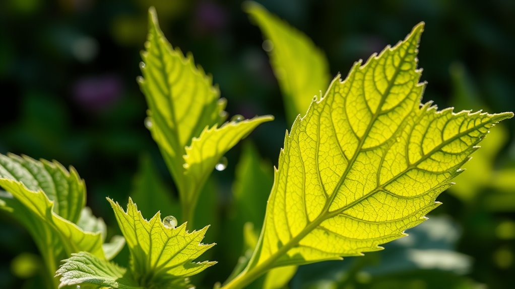 plant vibration sensing mechanisms