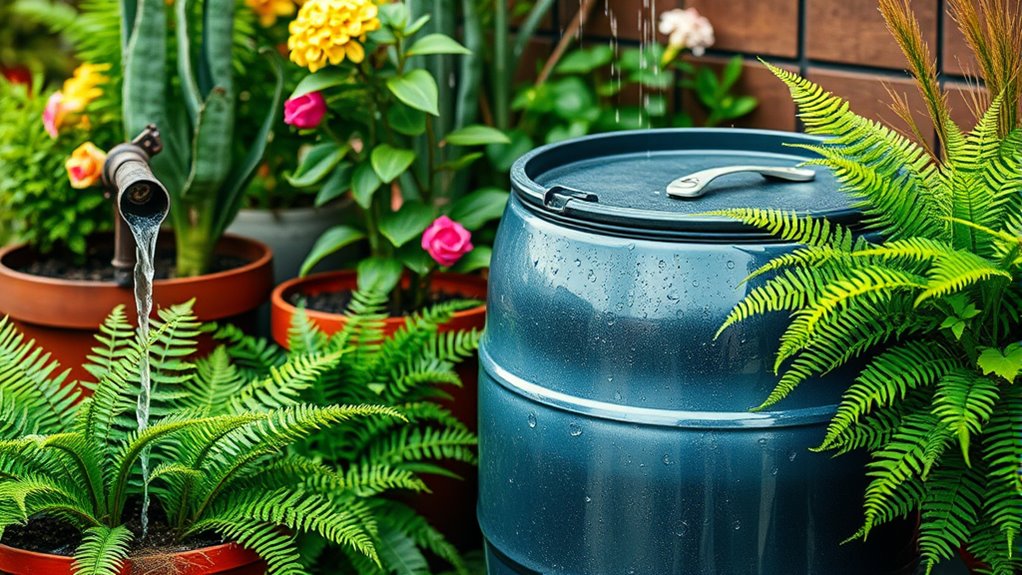 rainwater harvesting for patio plants