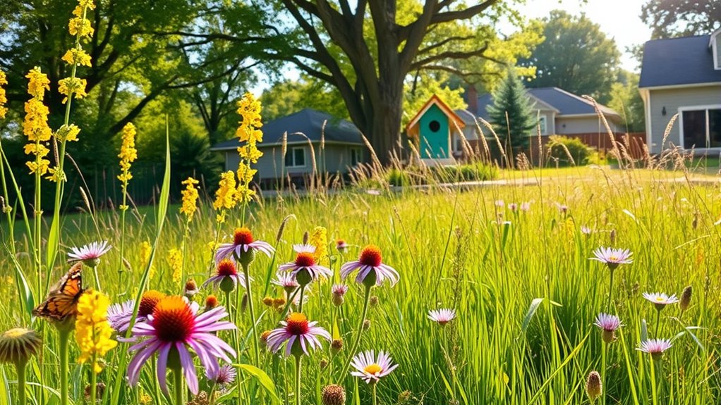 rewilded suburban habitats thrive