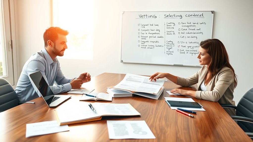 selecting and contracting facilitators