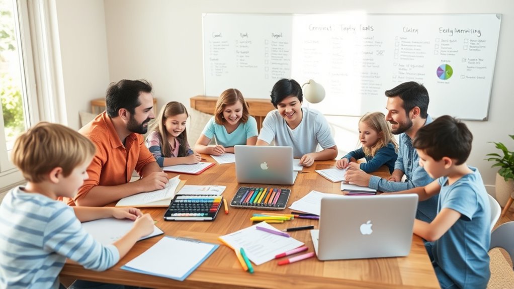 set clear family meeting goals