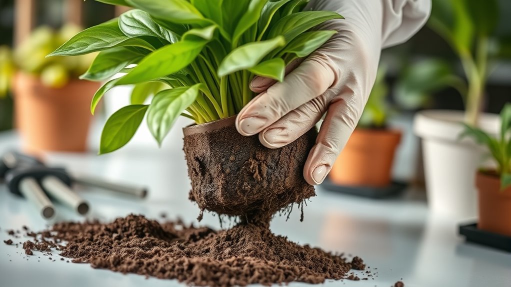 signs of plant shock