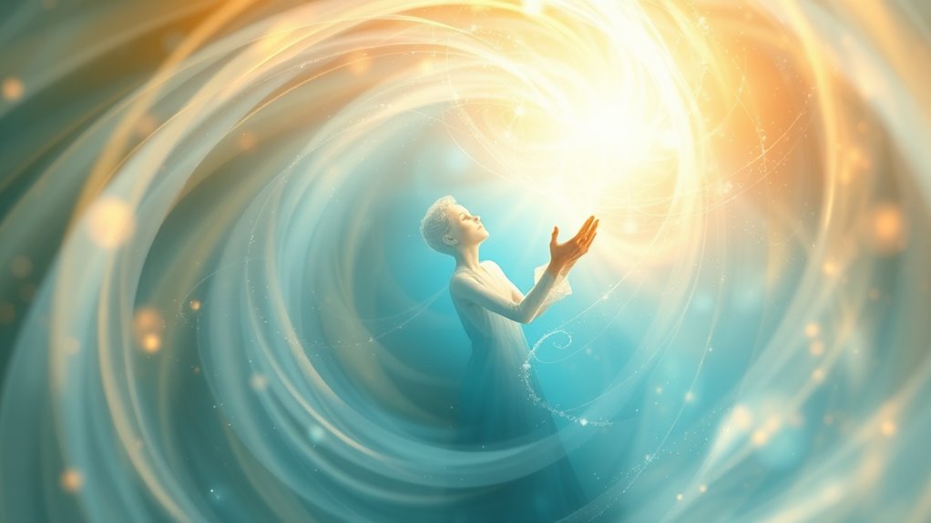 silent spiritual message exchange
