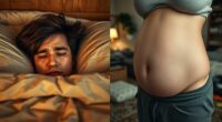 sleep loss and belly fat
