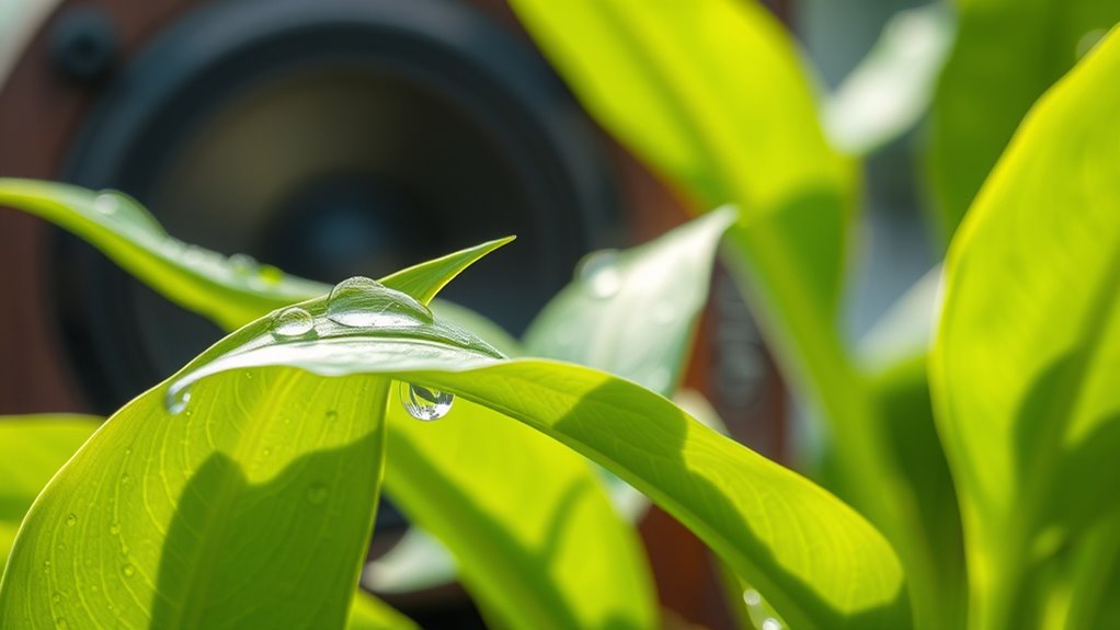 sound vibrations promote plant growth