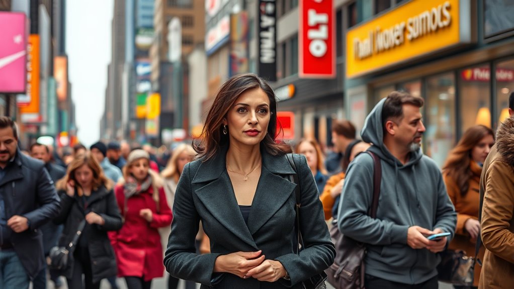 stay alert in crowds