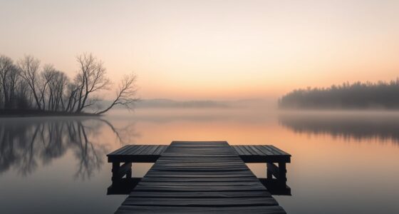 tech free morning calm