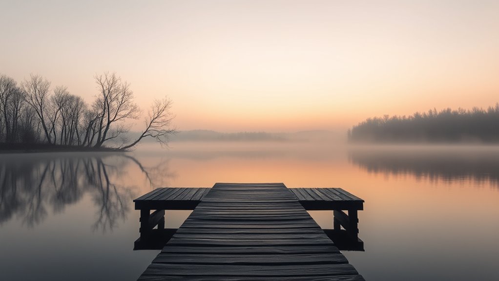 tech free morning calm