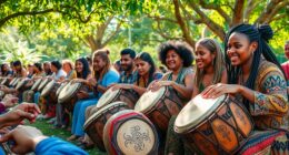 traditional community percussion practices