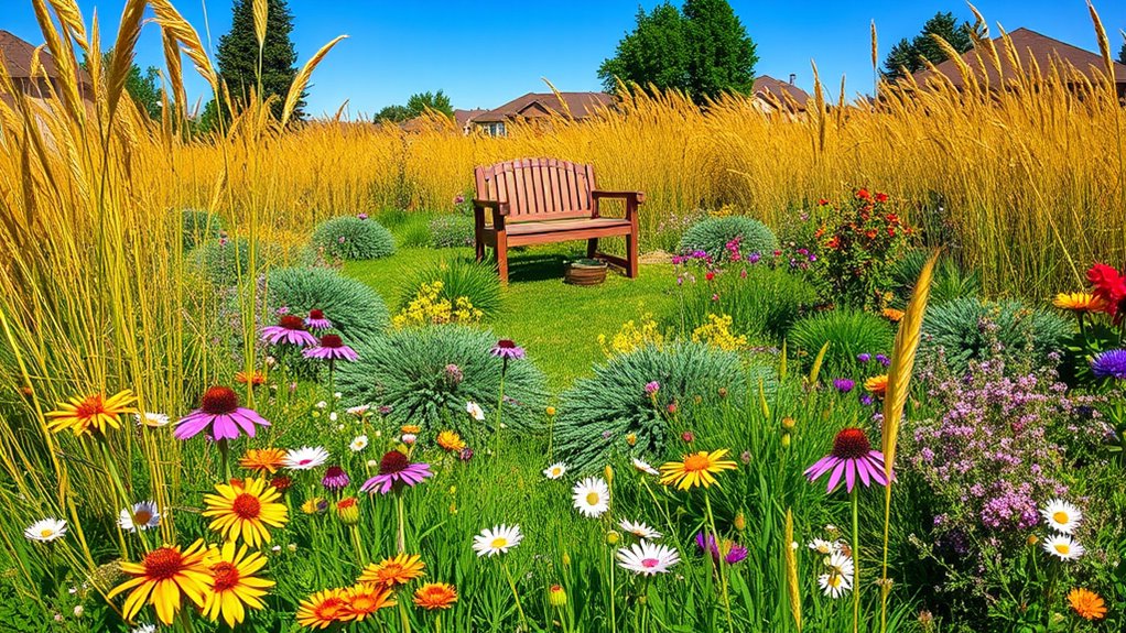 transforming lawns into meadows