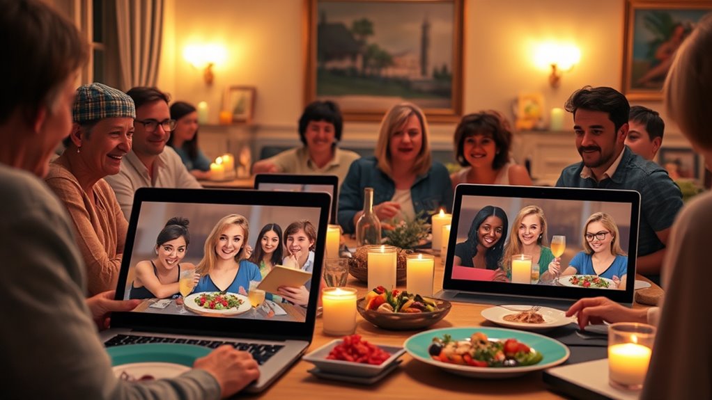 virtual dinner party hosting