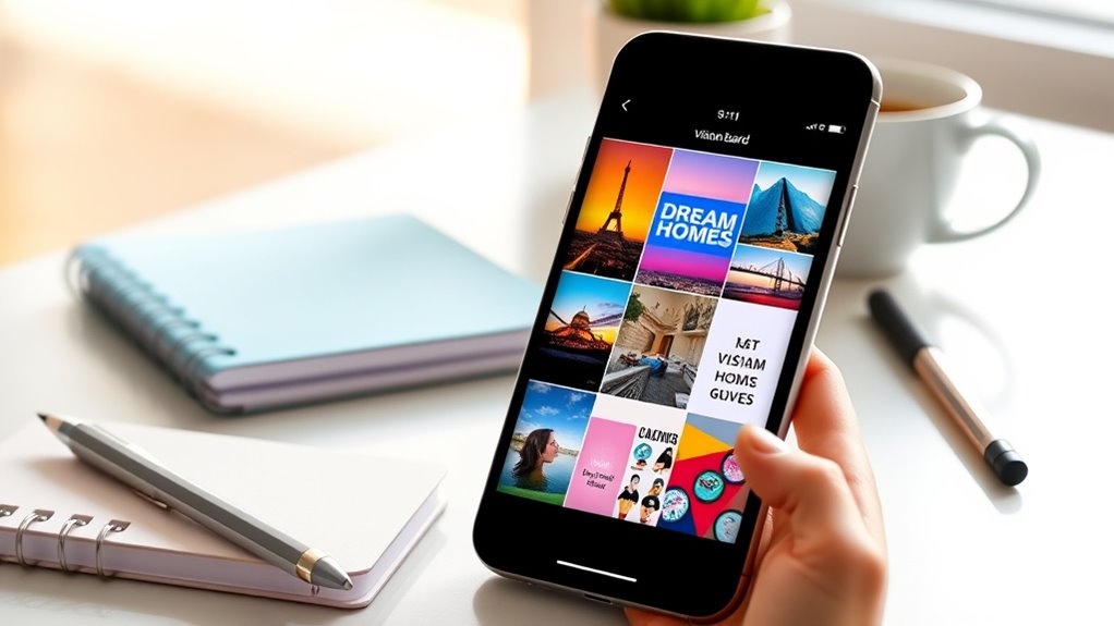 vision board app evaluation
