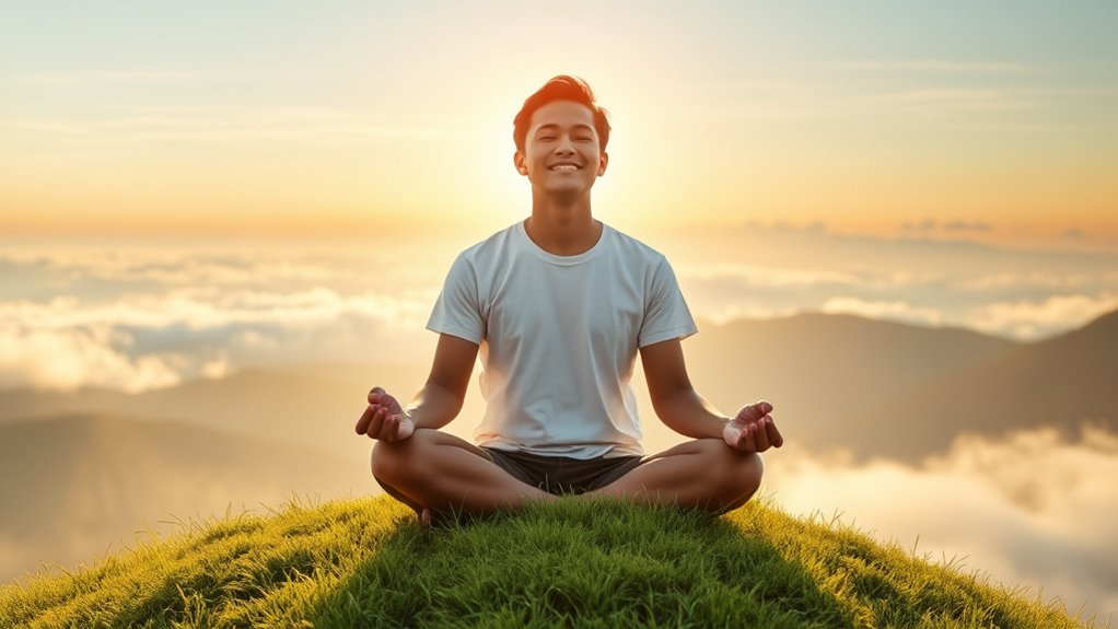 visualize calm confident performance