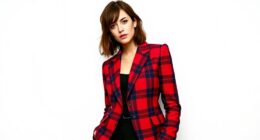 aubrey plaza s plaid style