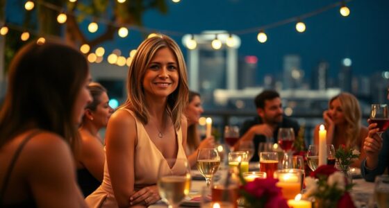 glamorous group date styling