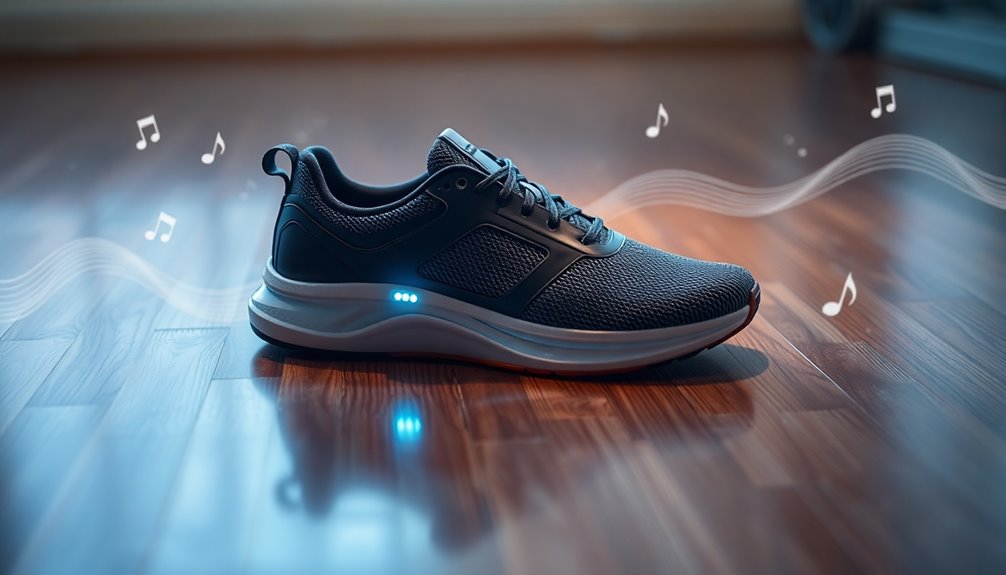 music enabled tech sneakers