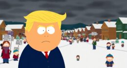 south park mocks trump