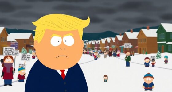 south park mocks trump