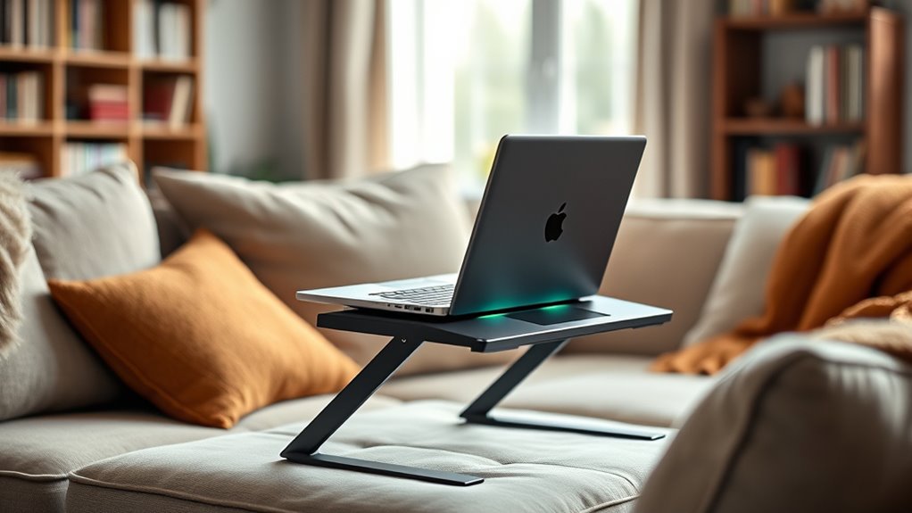 adjustable lapstands for comfort