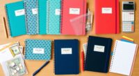 budgeting notebooks with envelopes