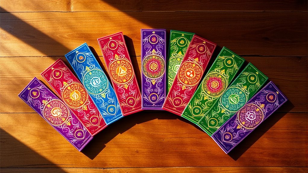 chakra incense sampler packs