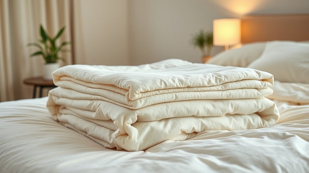 cooling bamboo weighted blankets