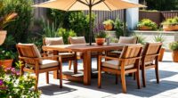 durable stylish outdoor dining