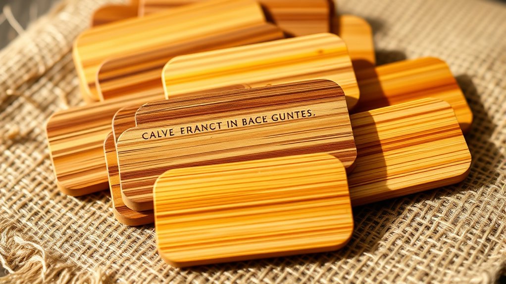 eco friendly bamboo name tags