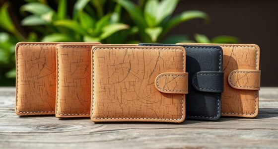 eco friendly men s cork wallets