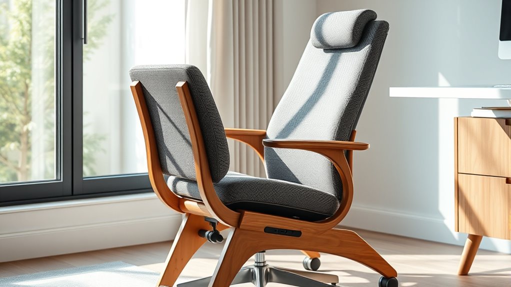 ergonomic adjustable supportive features