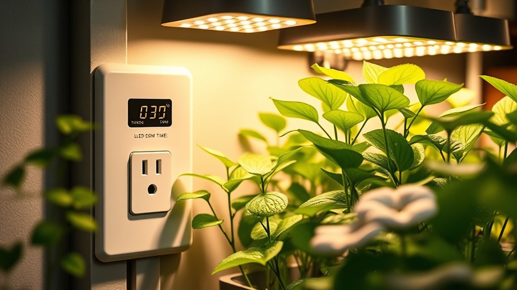 indoor plant grow light timers