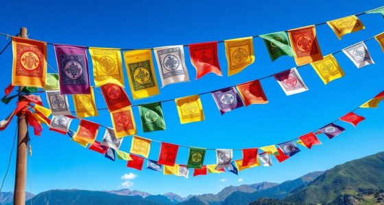 large tibetan prayer flags
