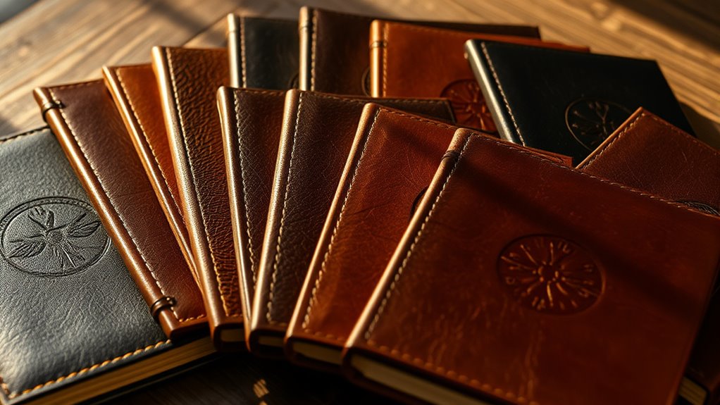 leather manifestation notebook collection