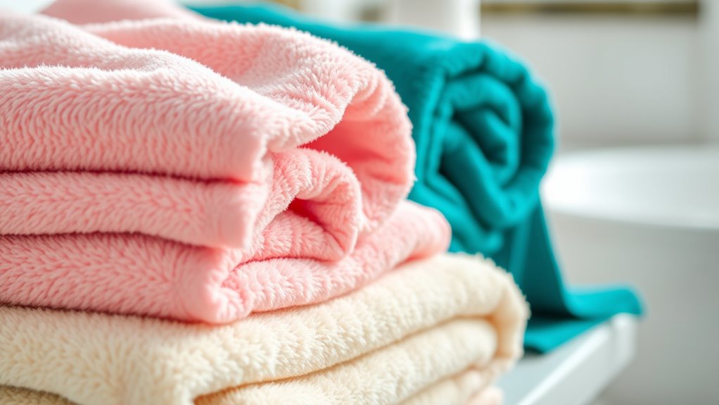 luxurious microfiber hair towels