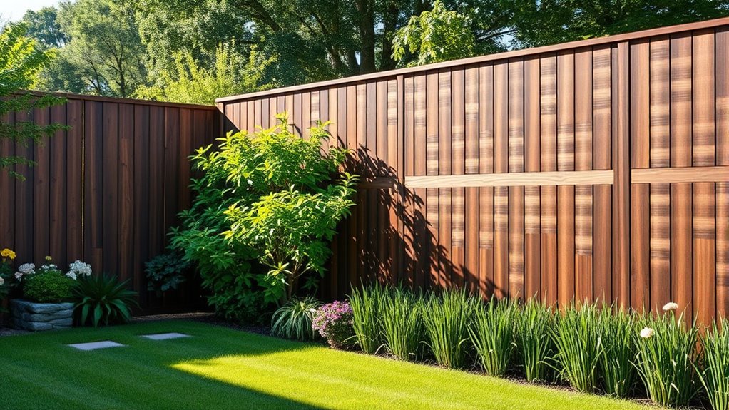 outdoor soundproof privacy fences