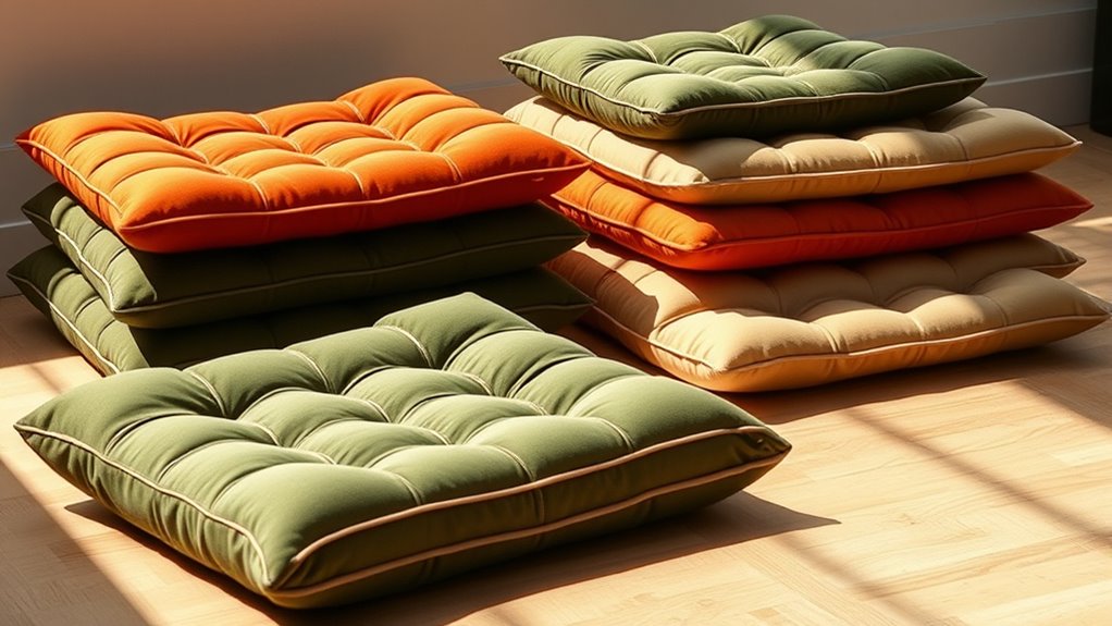 portable foldable meditation cushions